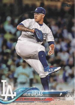 2018 Topps - Rainbow Foil #124 Julio Urias Front