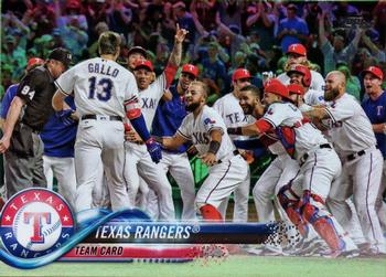 2018 Topps - Rainbow Foil #229 Texas Rangers Front