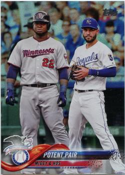 2018 Topps - Rainbow Foil #262 Potent Pair Front