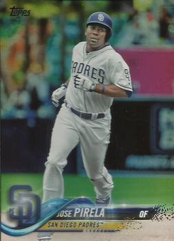 2018 Topps - Rainbow Foil #284 Jose Pirela Front