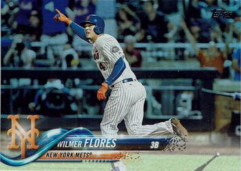 2018 Topps - Rainbow Foil #344 Wilmer Flores Front