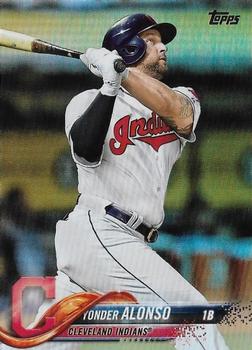 2018 Topps - Rainbow Foil #554 Yonder Alonso Front