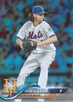 2018 Topps - Rainbow Foil #555 Jacob deGrom Front