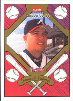 2004 Fleer Tradition - Diamond Tributes #2DT Chipper Jones Front