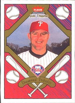 2004 Fleer Tradition - Diamond Tributes #5DT Jim Thome Front