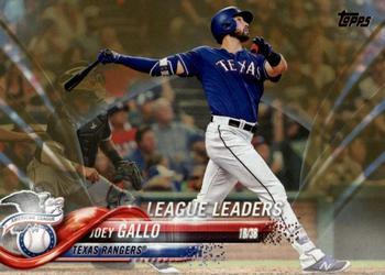 2018 Topps - Gold #12 Joey Gallo Front