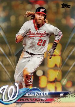 2018 Topps - Gold #28 Jayson Werth Front