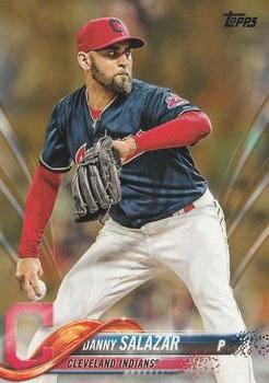 2018 Topps - Gold #38 Danny Salazar Front