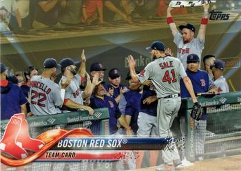 2018 Topps - Gold #48 Boston Red Sox Front