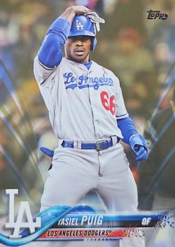 2018 Topps - Gold #89 Yasiel Puig Front