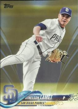 2018 Topps - Gold #97 Dinelson Lamet Front