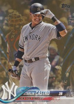 2018 Topps - Gold #109 Starlin Castro Front