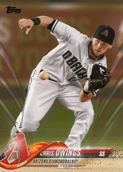 2018 Topps - Gold #122 Chris Owings Front