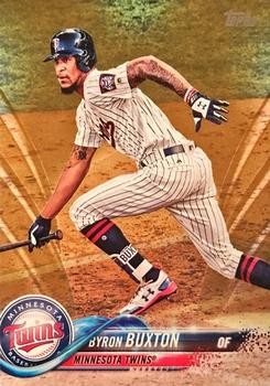 2018 Topps - Gold #127 Byron Buxton Front