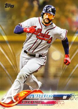 2018 Topps - Gold #206 Nick Markakis Front
