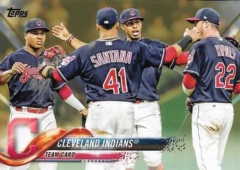 2018 Topps - Gold #239 Cleveland Indians Front