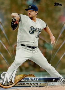 2018 Topps - Gold #359 Wade Miley Front
