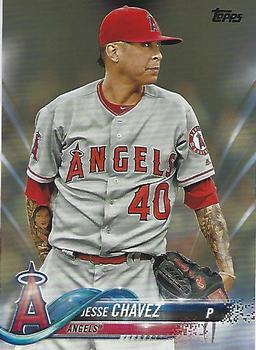2018 Topps - Gold #390 Jesse Chavez Front