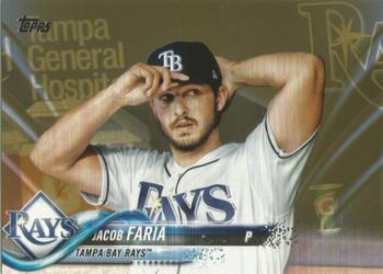 2018 Topps - Gold #426 Jacob Faria Front