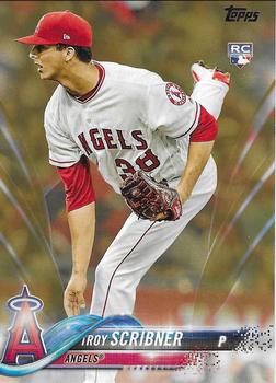 2018 Topps - Gold #440 Troy Scribner Front