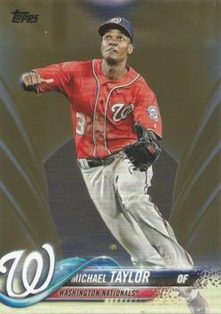 2018 Topps - Gold #461 Michael Taylor Front
