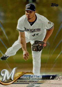 2018 Topps - Gold #535 Jhoulys Chacin Front