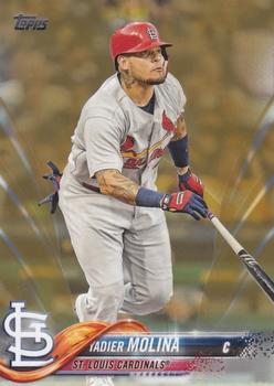 2018 Topps - Gold #544 Yadier Molina Front