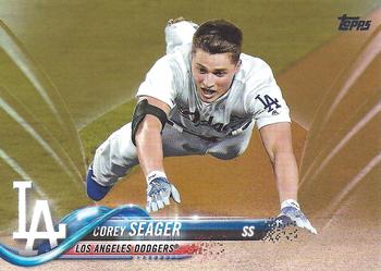 2018 Topps - Gold #550 Corey Seager Front