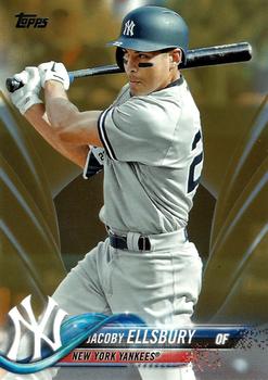 2018 Topps - Gold #557 Jacoby Ellsbury Front