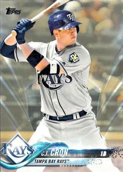 2018 Topps - Gold #571 C.J. Cron Front