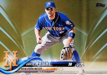 2018 Topps - Gold #588 David Wright Front