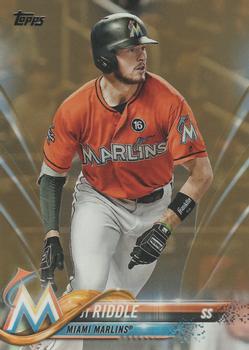 2018 Topps - Gold #651 JT Riddle Front