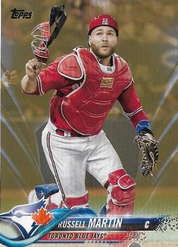 2018 Topps - Gold #685 Russell Martin Front