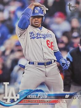2018 Topps - Vintage Stock #89 Yasiel Puig Front