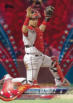2018 Topps - Independence Day #103 Christian Vazquez Front