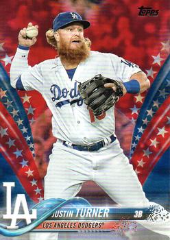 2018 Topps - Independence Day #599 Justin Turner Front