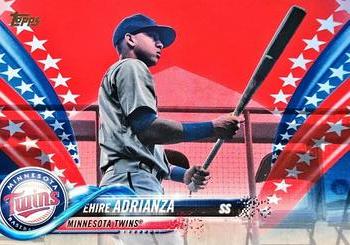 2018 Topps - Independence Day #681 Ehire Adrianza Front