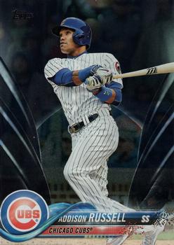 2018 Topps - Black #384 Addison Russell Front