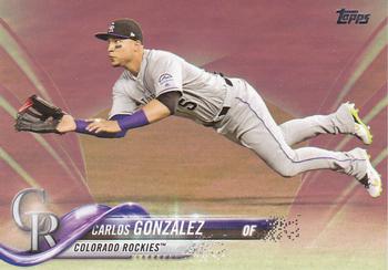 2018 Topps - Mother's Day Pink #110 Carlos Gonzalez Front