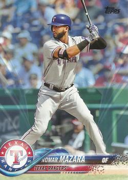 2018 Topps - Father's Day Blue #133 Nomar Mazara Front