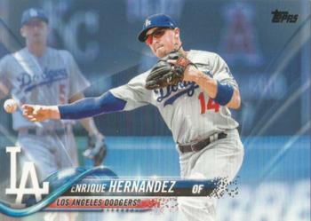 2018 Topps - Father's Day Blue #680 Enrique Hernandez Front