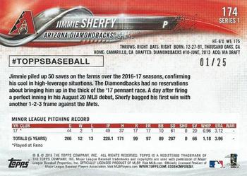 2018 Topps - Memorial Day Camo #174 Jimmie Sherfy Back