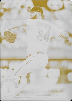 2018 Topps - Printing Plates Yellow #208 Andrew Cashner Front