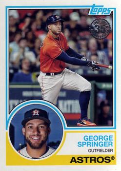 2018 Topps - 1983 Topps Baseball 35th Anniversary #83-80 George Springer Front