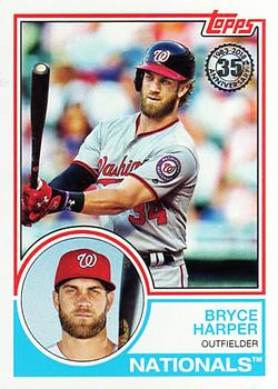 2018 Topps - 1983 Topps Baseball 35th Anniversary #83-84 Bryce Harper Front