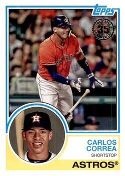 2018 Topps - 1983 Topps Baseball 35th Anniversary #83-92 Carlos Correa Front