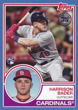 2018 Topps - 1983 Topps Baseball 35th Anniversary Blue #83-29 Harrison Bader Front