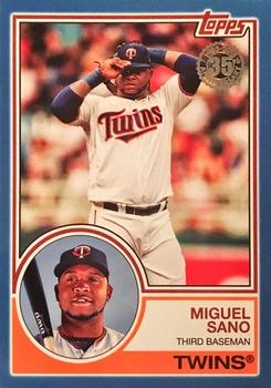 2018 Topps - 1983 Topps Baseball 35th Anniversary Blue #83-37 Miguel Sano Front
