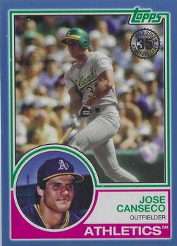 2018 Topps - 1983 Topps Baseball 35th Anniversary Blue #83-79 Jose Canseco Front