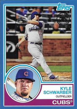 2018 Topps - 1983 Topps Baseball 35th Anniversary Blue #83-81 Kyle Schwarber Front